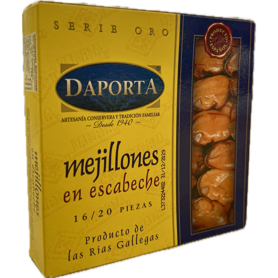 Mejillones en escabeche "Daporta" 16/20 piezas 266gr