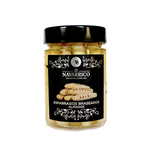 Espárragos braseados aliñados "El Navarrico" 310gr