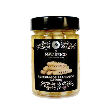 Espárragos braseados aliñados "El Navarrico" 310gr