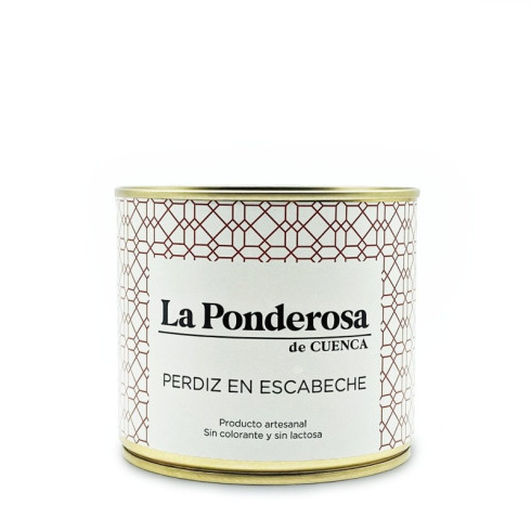 Perdíz en escabeche "La Ponderosa de Cuenca" 620gr