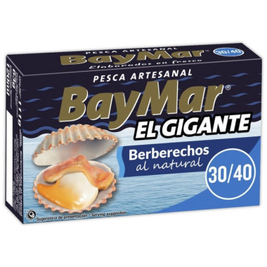 producto Berberechos al natural "Baymar" 30/40 piezas 111gr