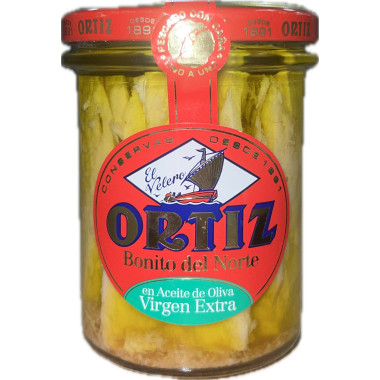 Bonito del Norte en aceite de oliva virgen extra "Ortiz" 220gr