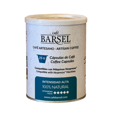 Cápsulas de cafe 100% natural "Barsel" 25 unidades