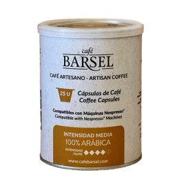 Cápsulas de café 100% Arábica "Barsel" 25 unidades