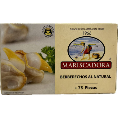 producto Berberechos al natural "Mariscadora" 110gr