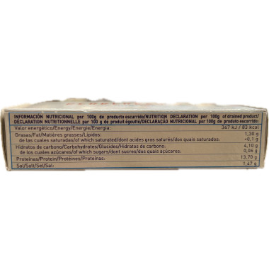 Berberechos al natural "José Peña" 40/50 piezas 110gr Rías Gallegas