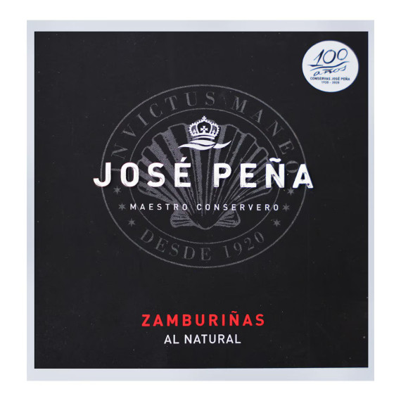 Zamburiñas al natural "José Peña" 110gr Rías Gallegas