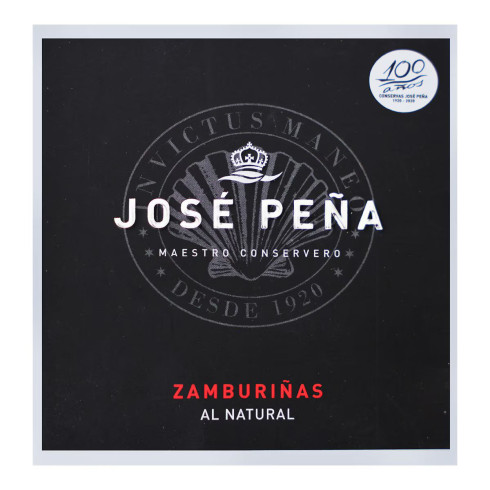 Zamburiñas al natural "José Peña" 110gr Rías Gallegas