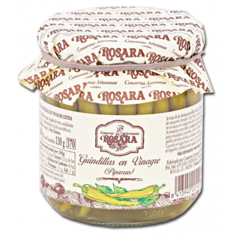 Guindillas en vinagre (piparras) "Rosara" 300gr