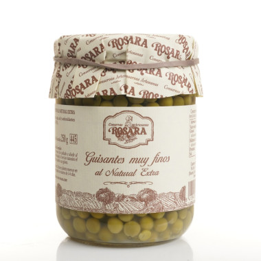 Guisantes al natural "Rosara" 390gr
