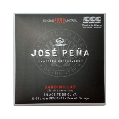 Sardinillas en aceite de oliva "José Peña" 30/35 piezas 138gr