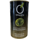 Aceitunas rellenas de anchoa "Olispania" Serie Oro extragrandes 350gr
