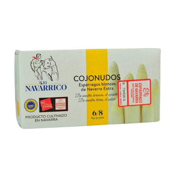 Espárragos de Navarra "El Navarrico" 6/8 piezas 390gr