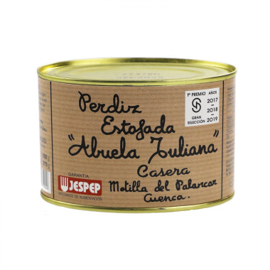 Perdiz estofada "Abuela Juliana" Jespep 550gr