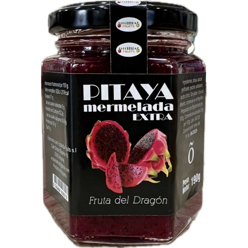 Mermelada de pitaya (fruta del dragón) "Ecobelda" 190gr