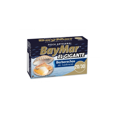 Berberechos al natural "Baymar" 20/30 piezas 111gr