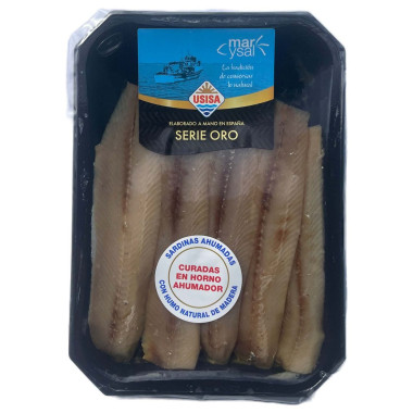 producto Lomos de sardina ahumada con humo de madera "Usisa" 150gr