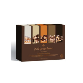 Caja 10 porciones de turrón variadas "Pablo Garrigós" 170gr