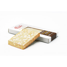 Turrón de chocolate blanco con almendras "Pérez" 200gr